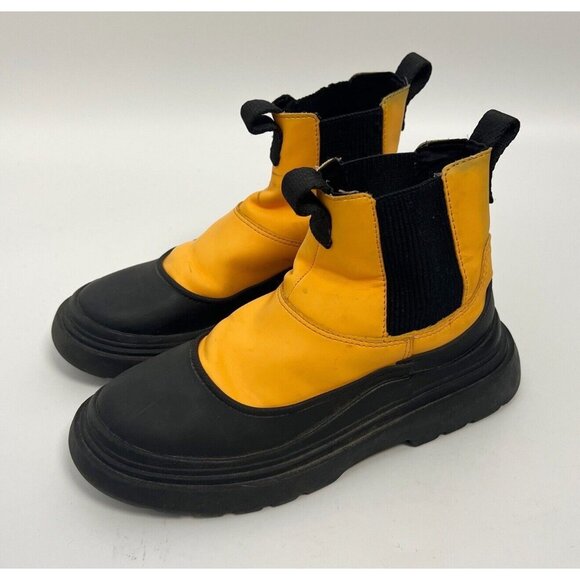 zara kids Rubber Toe Cap Ankle boots Size 33 US Sz 2 - Picture 1 of 11